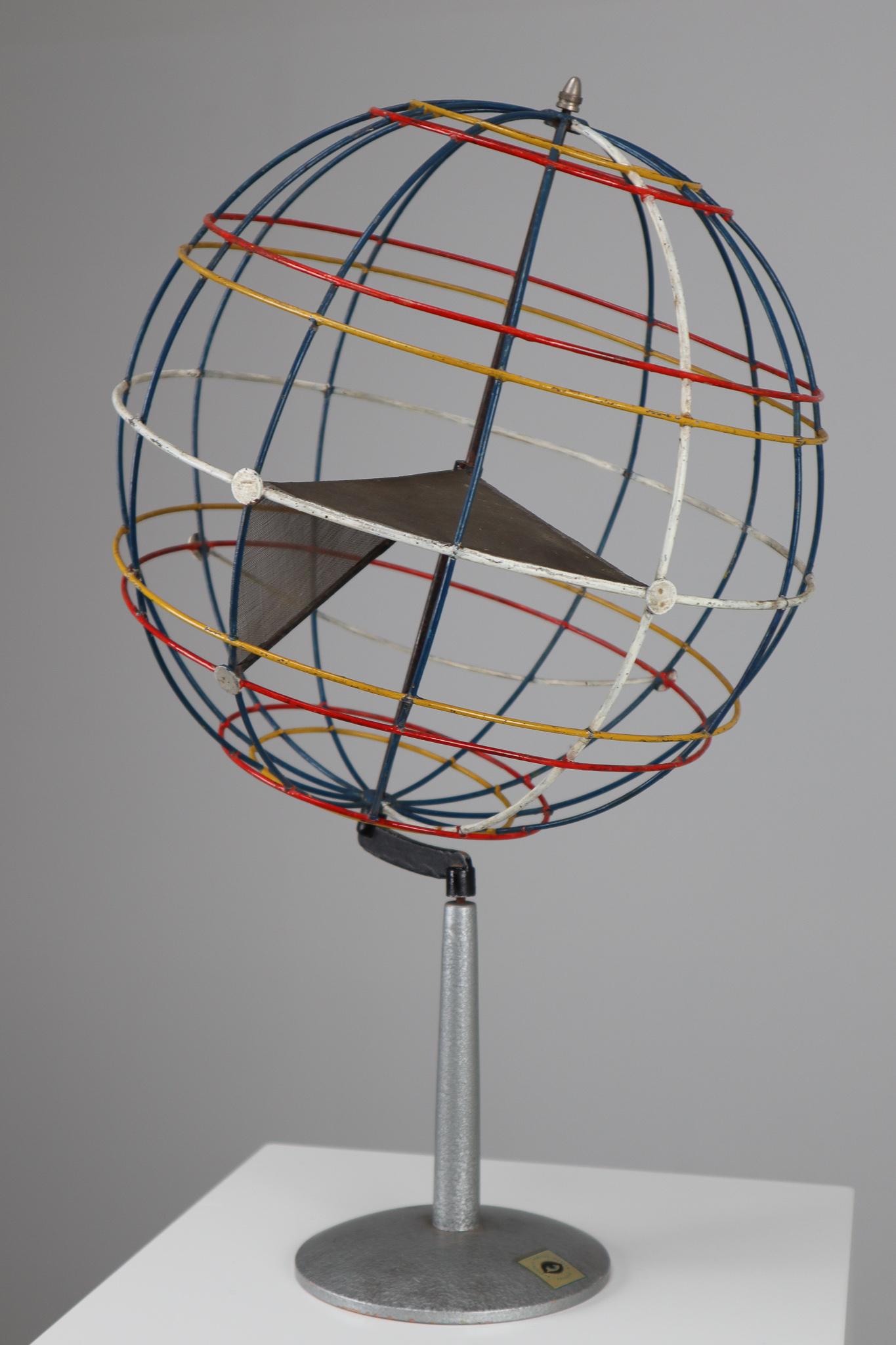 Mid-Century Wire Globe Made in Germany, 1950s 5