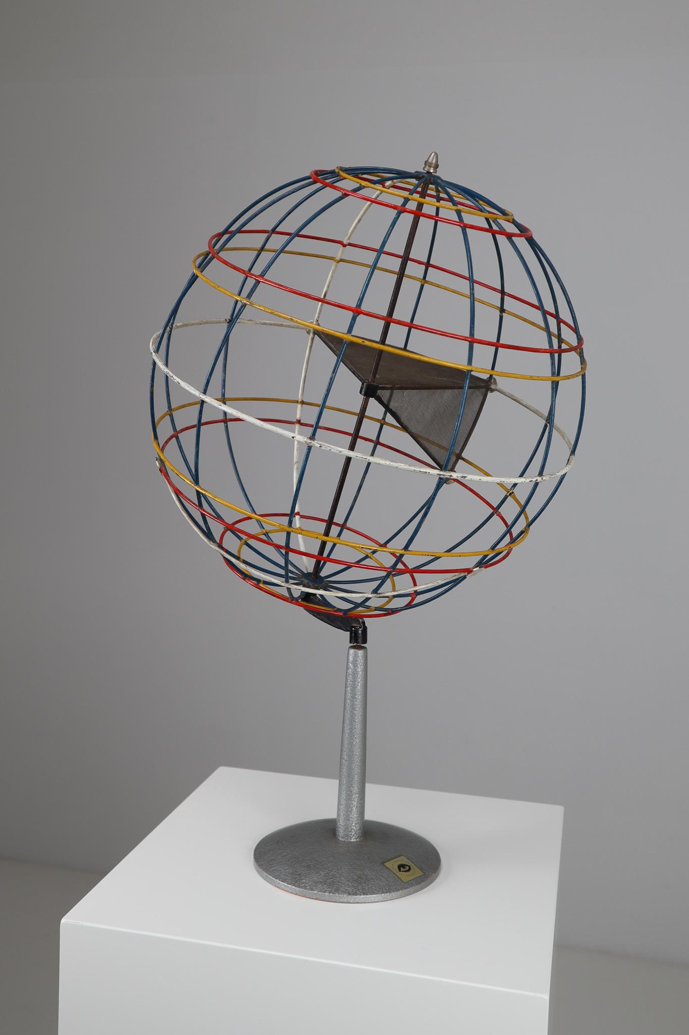 Mid-Century Wire Globe Made in Germany, 1950s 9