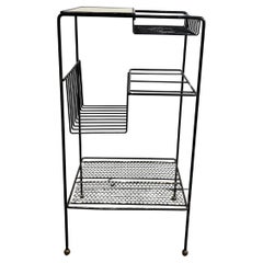 Mid Century Wire Rack Stand