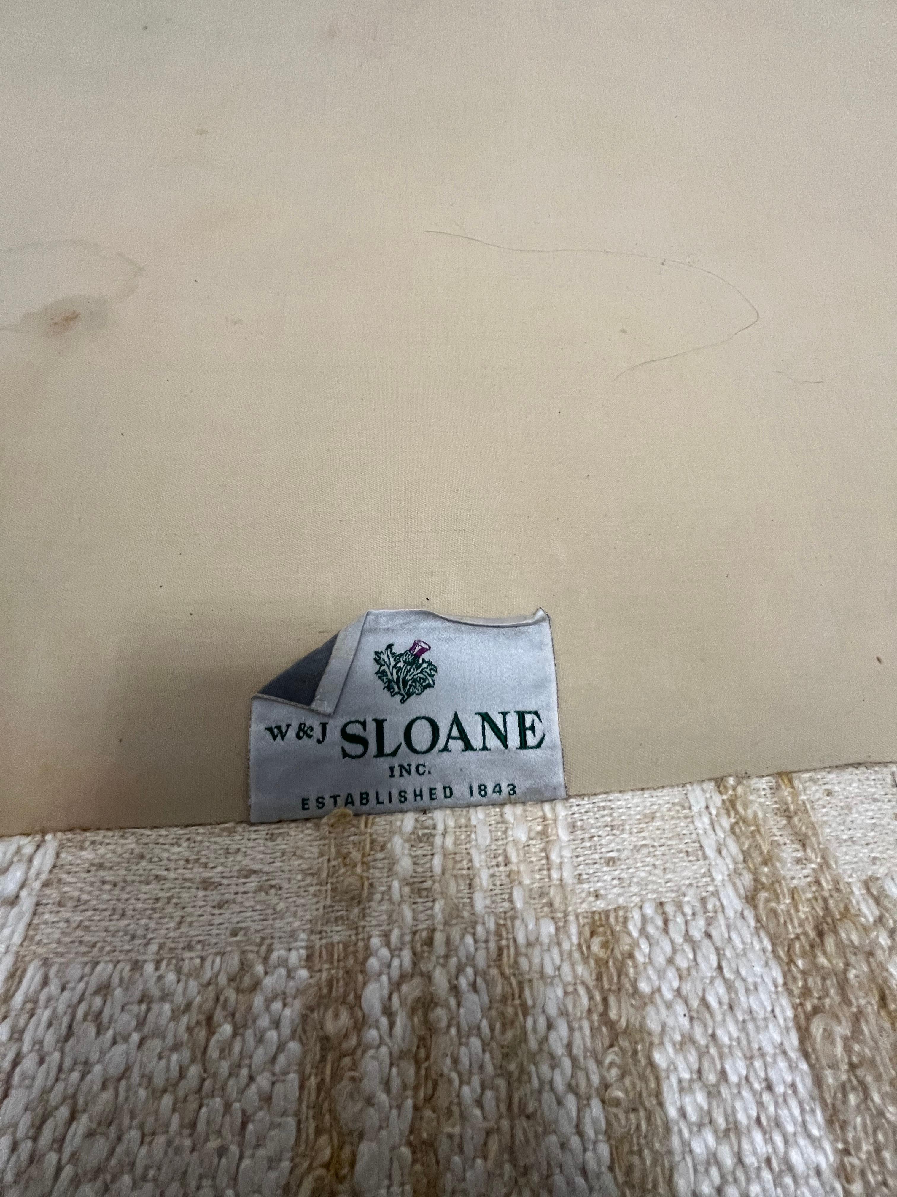 Mid Century W&J Sloane Tuxedo Sofa  For Sale 2
