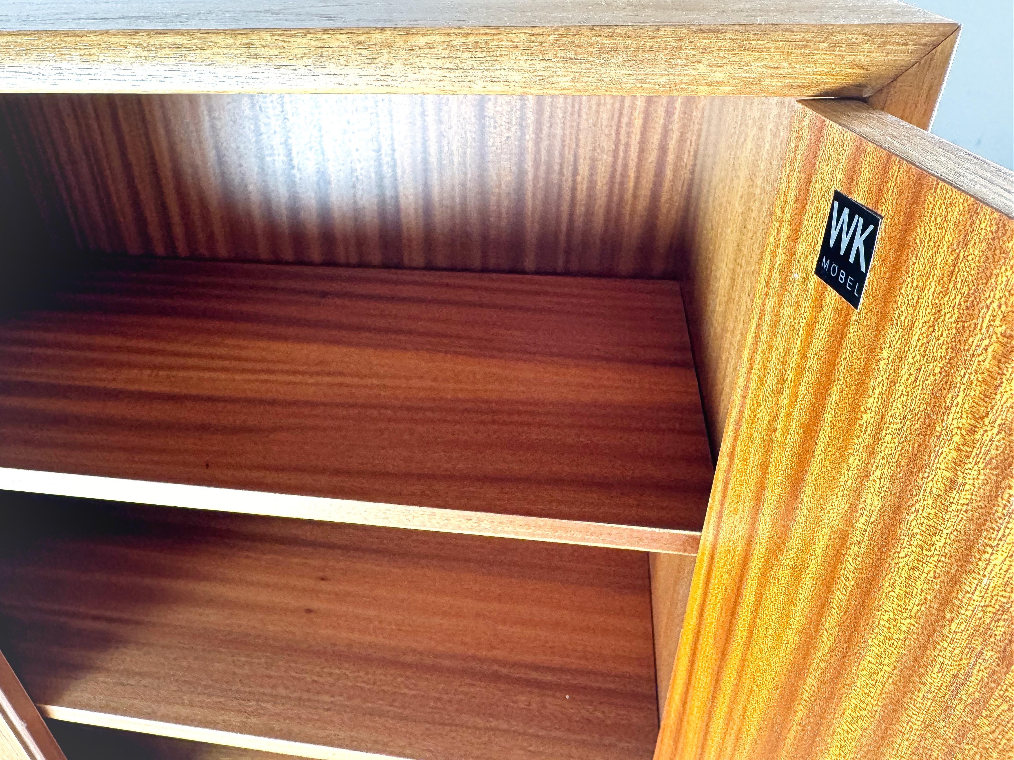 Mid Century WK Möbel Teakholz Regal Schrank Bücherregal vintage im Angebot 10
