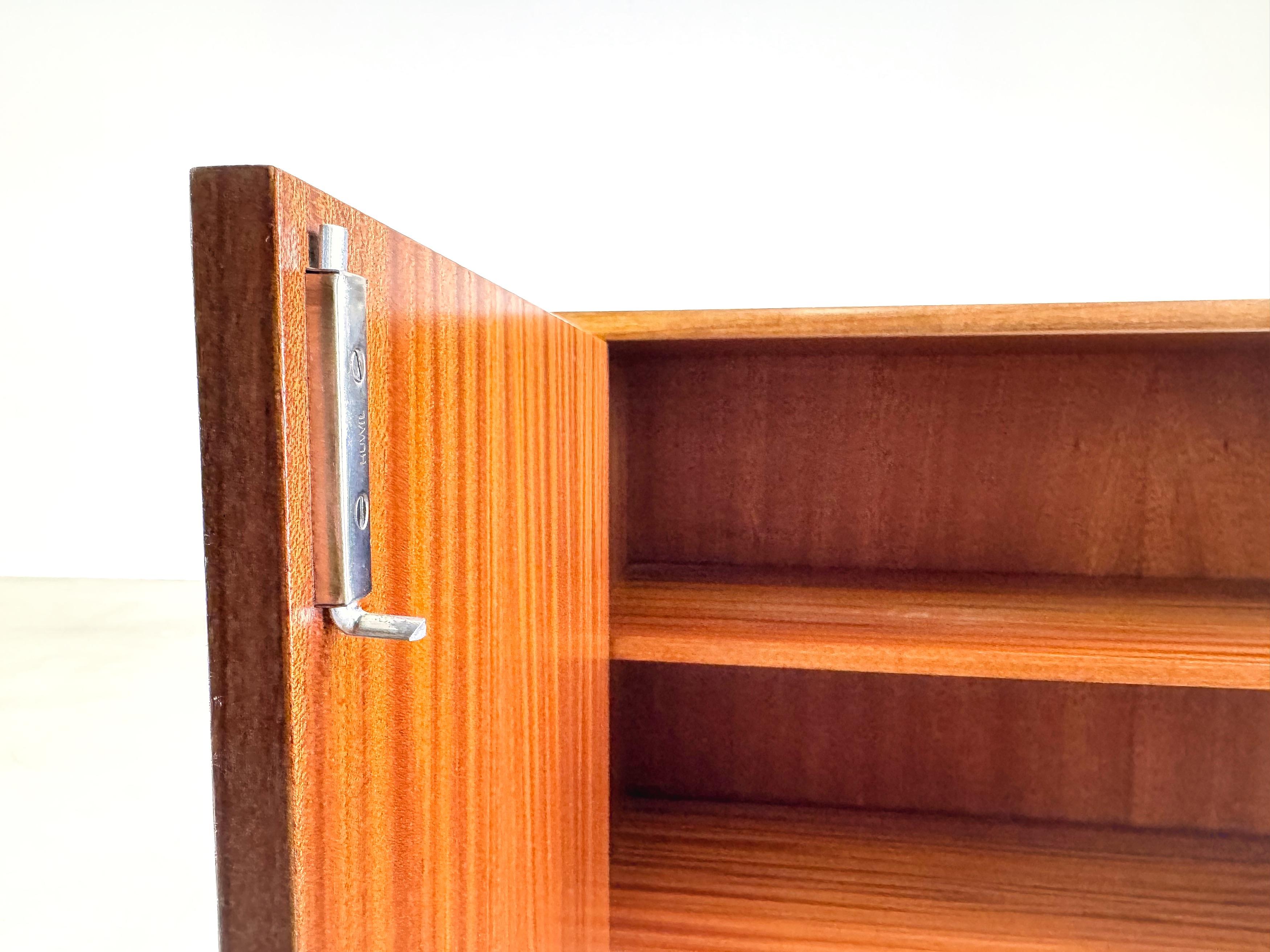 Mid Century WK Möbel Teak Kommode Schrank Hairpin Vintage In Good Condition In Berlin, DE