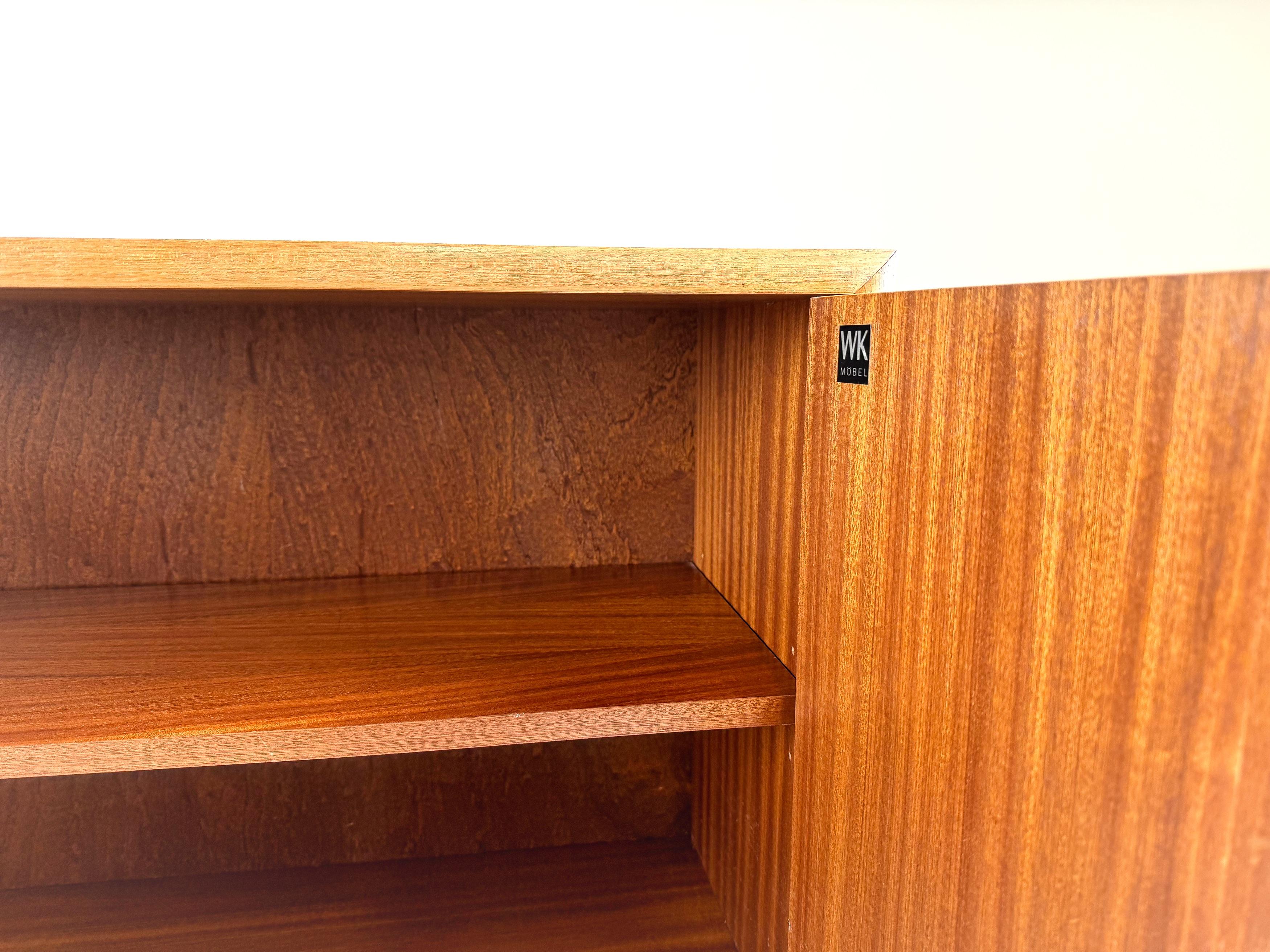 Mid Century WK Möbel Teak Sideboard Schrank Hairpin Vintage In Excellent Condition In Berlin, DE