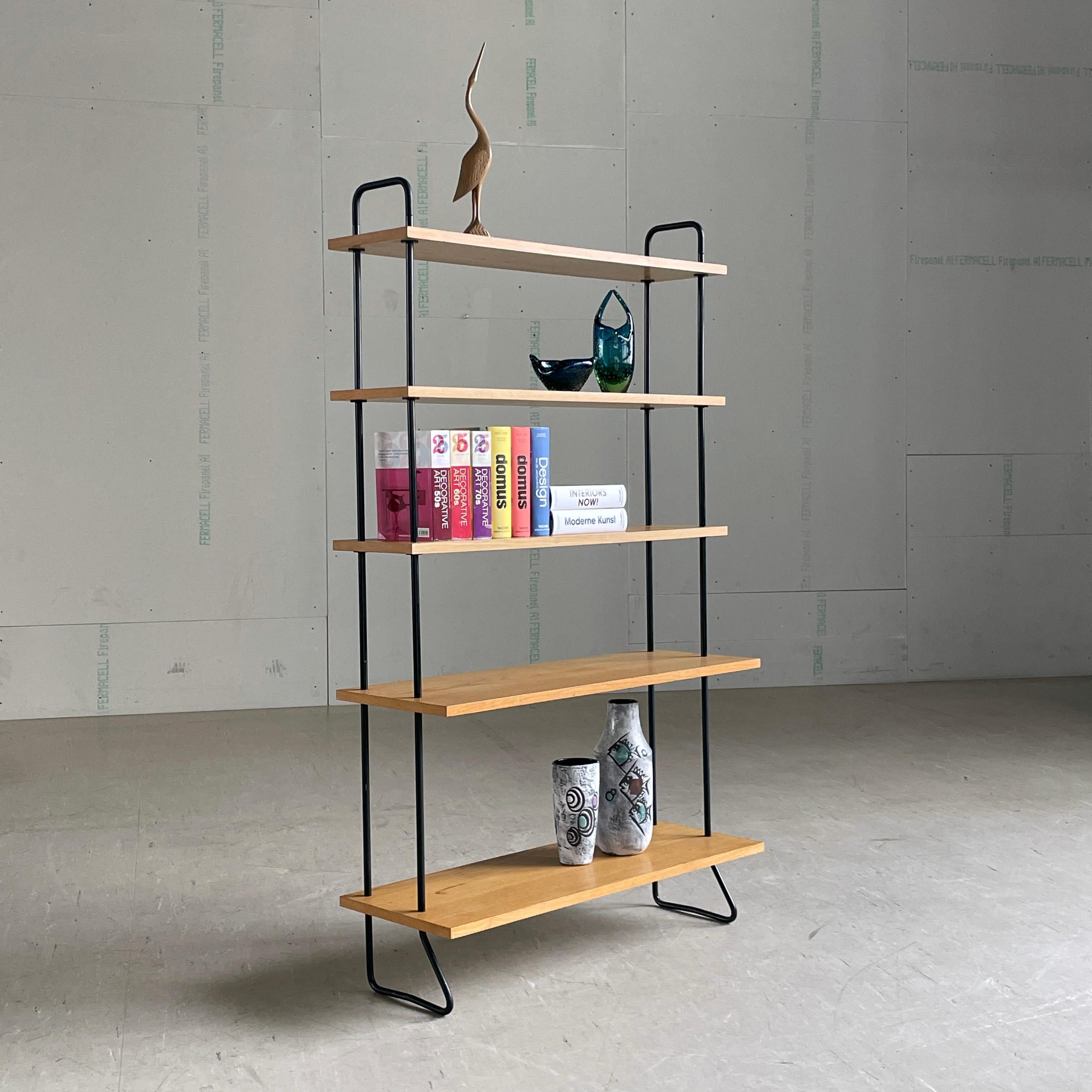 Acciaio Sistema di scaffalature modulari Mid Century Wohnbedarf in vendita