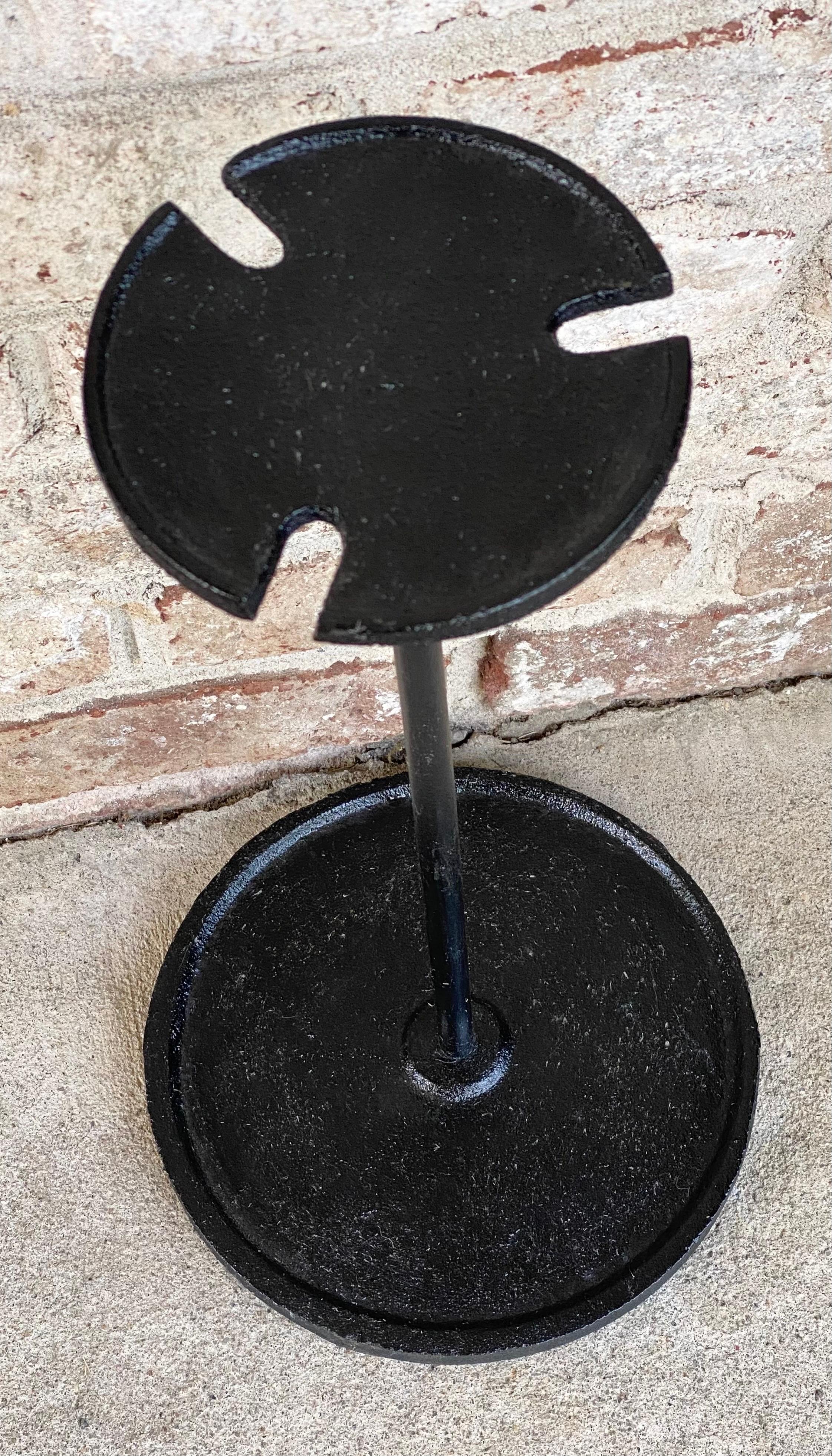 Mid-Century Wood and Iron Fireplace Tools 10