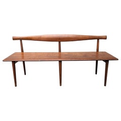 Mid Century Wood Bench, Winchendon Furniture Co.