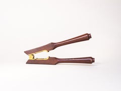 Mitte des Jahrhunderts Nussknacker aus Holz und Messing - Küchenzubehör aus Dänemark 1960er Jahre