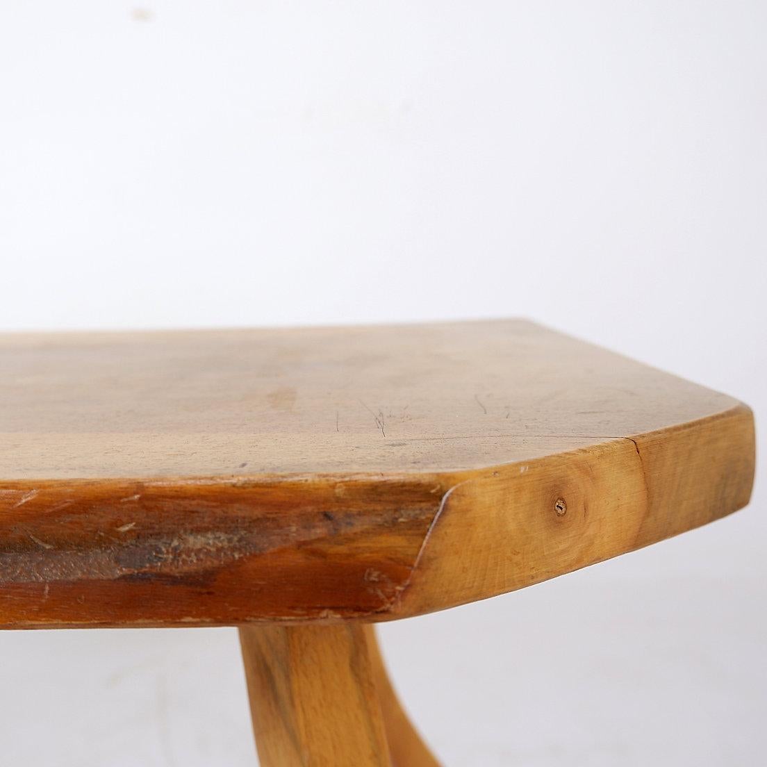 Tavolino da caffè Mid-Century Wood - Stile Brutalista in vendita 6