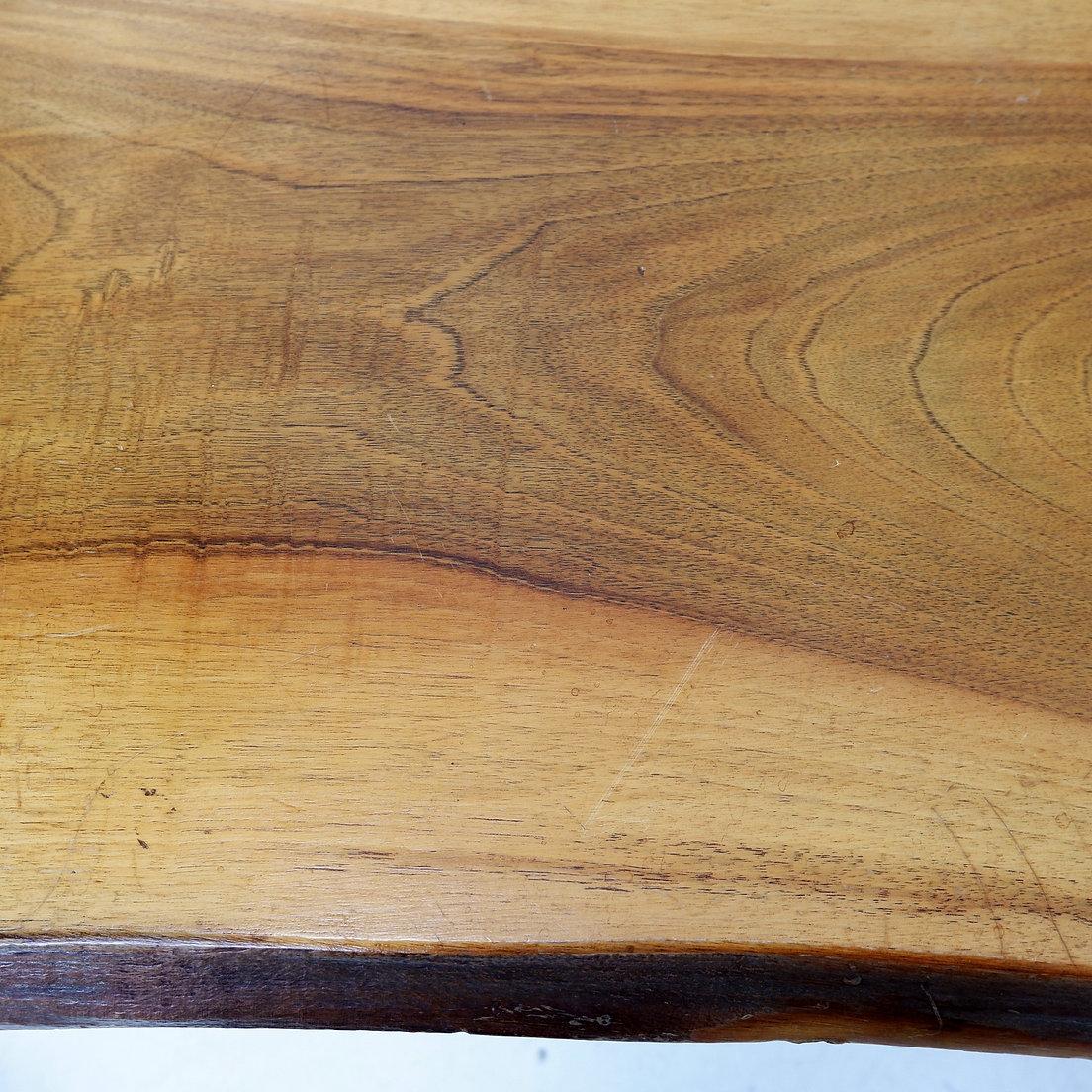Legno Tavolino da caffè Mid-Century Wood - Stile Brutalista in vendita