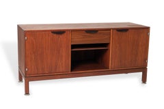 Mid-Century Wood Credenza or Media Console by Jens Risom