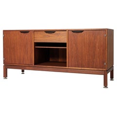 Vintage Mid-Century Wood Credenza or Media Console by Jens Risom