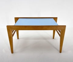 Mid-Century Wood & Formica Stool or Plant Stand