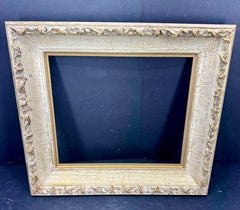 Cornice d'arte in Wood Wood dorata e dipinta in oro di metà secolo