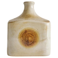 Vintage Midcentury ‘Wood Imprint’ Studio Pottery Vase 1960s