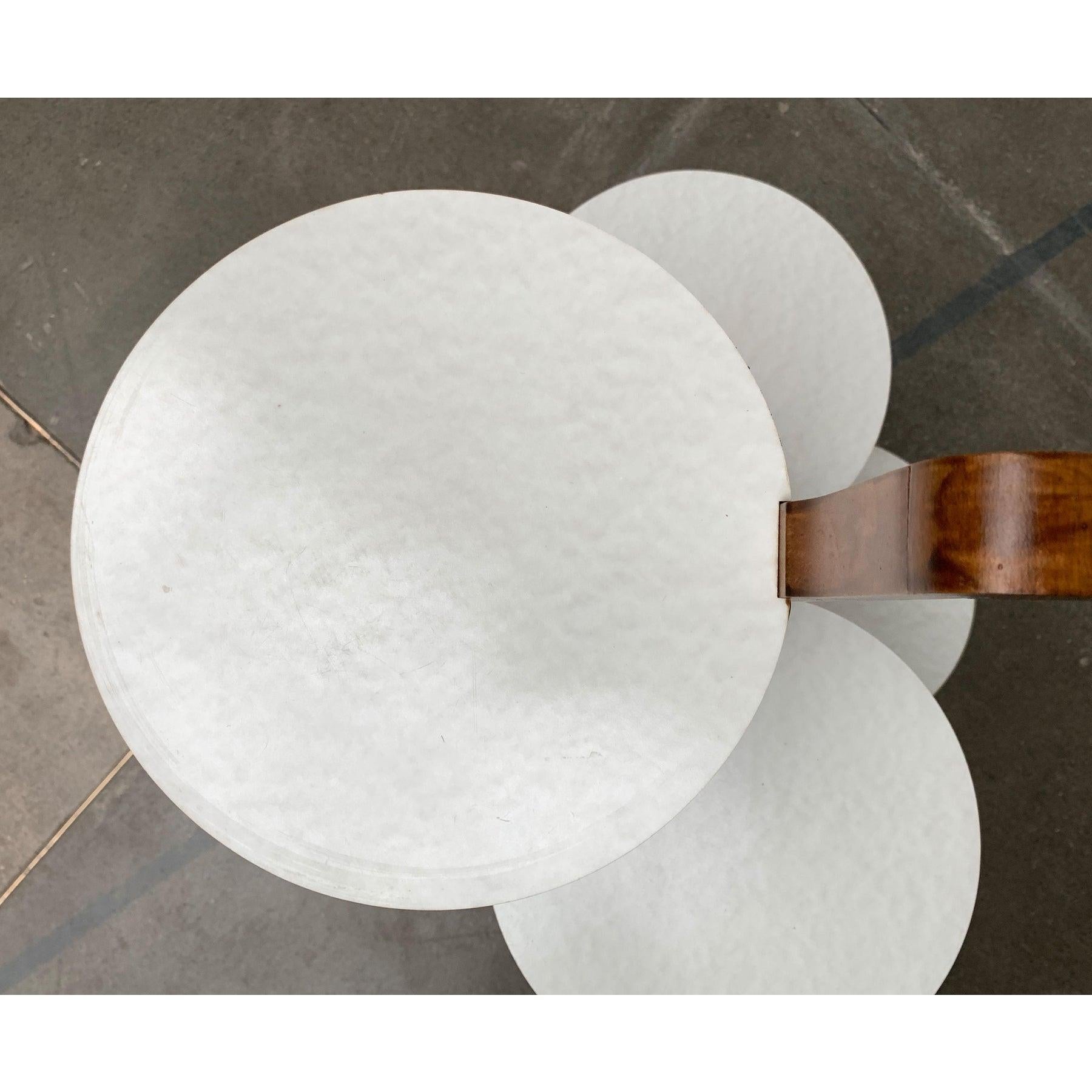 Portavaso in legno di metà secolo nello stile di André Groult, anni '60 in vendita 4