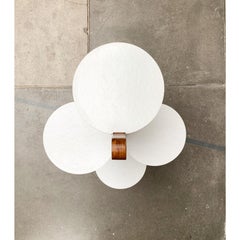 Mid-Century Wood Plant Stand in the style of André Groult, 1960s