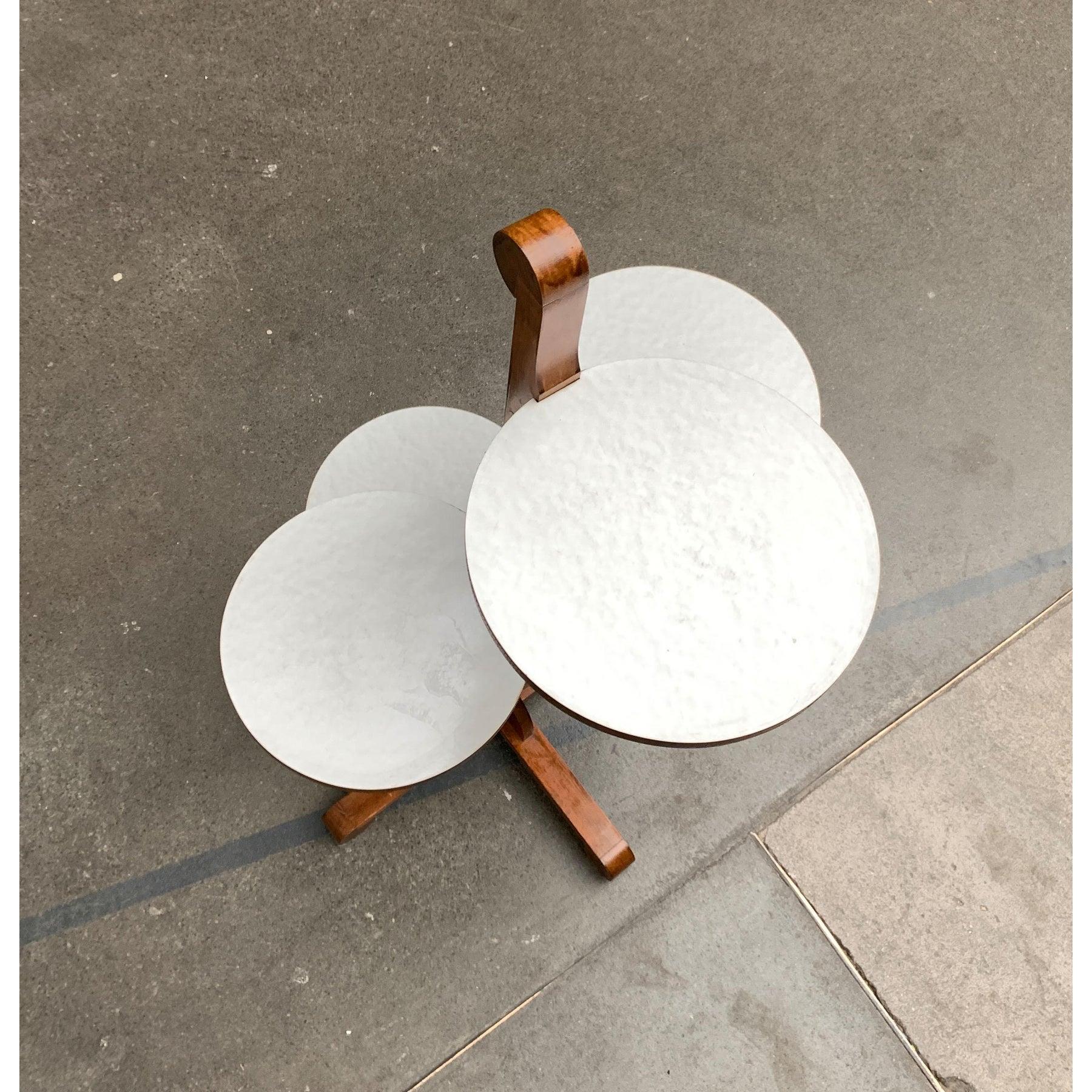 Mid-Century moderno Portavaso in legno di metà secolo nello stile di André Groult, anni '60 in vendita