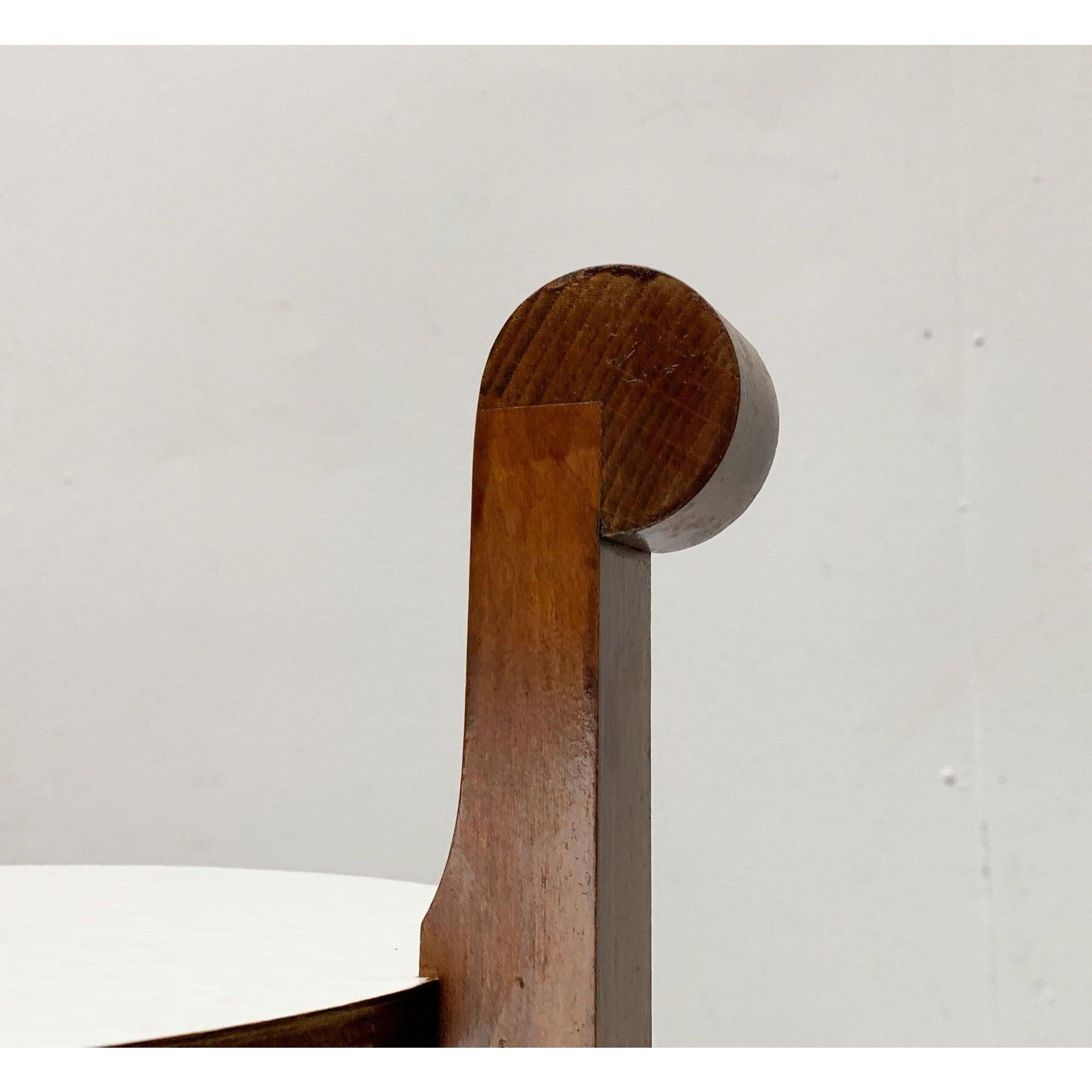 Portavaso in legno di metà secolo nello stile di André Groult, anni '60 In condizioni ottime in vendita a Hamburg, DE