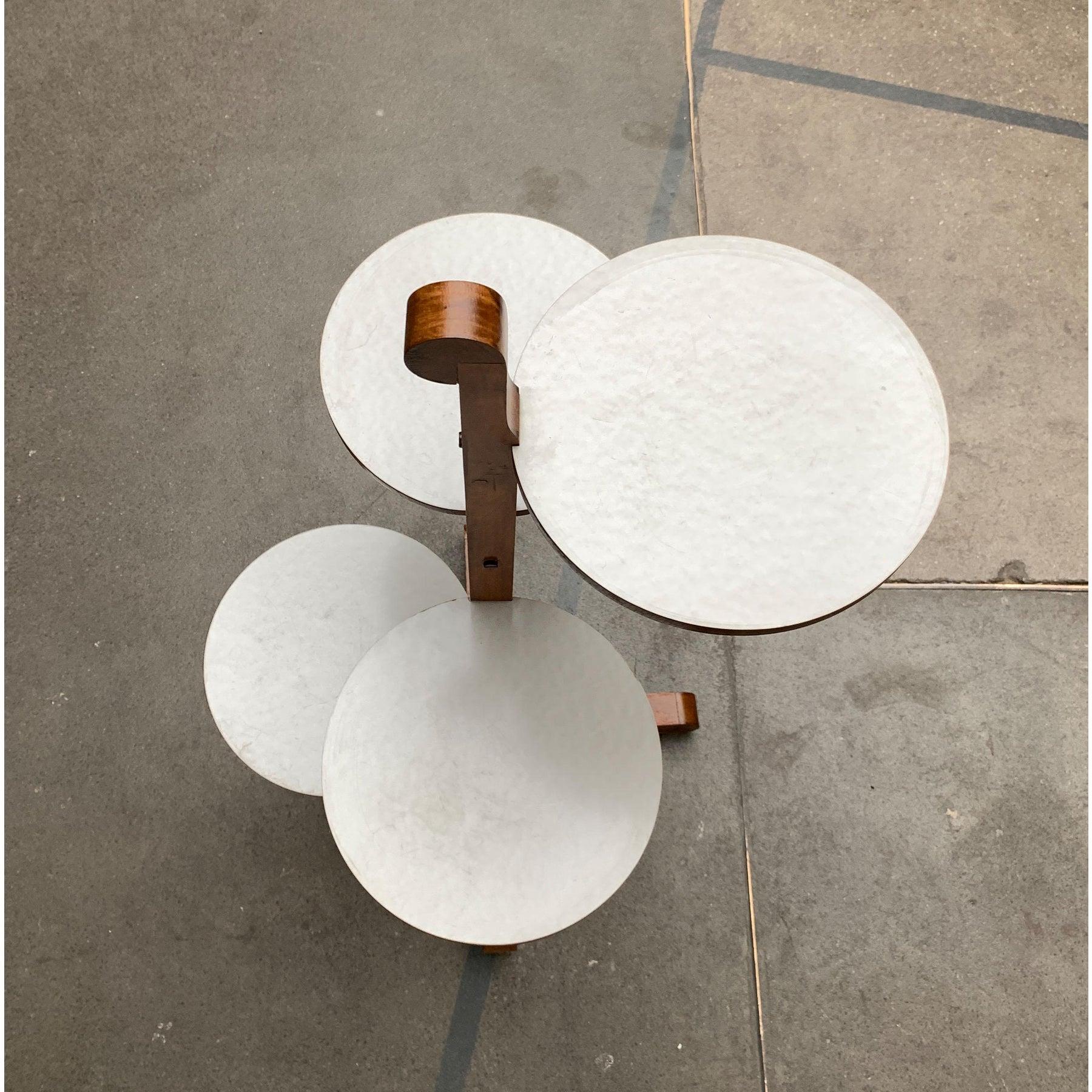 Portavaso in legno di metà secolo nello stile di André Groult, anni '60 in vendita 2