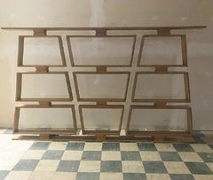 Midcentury Wood Room Divider/Shelves