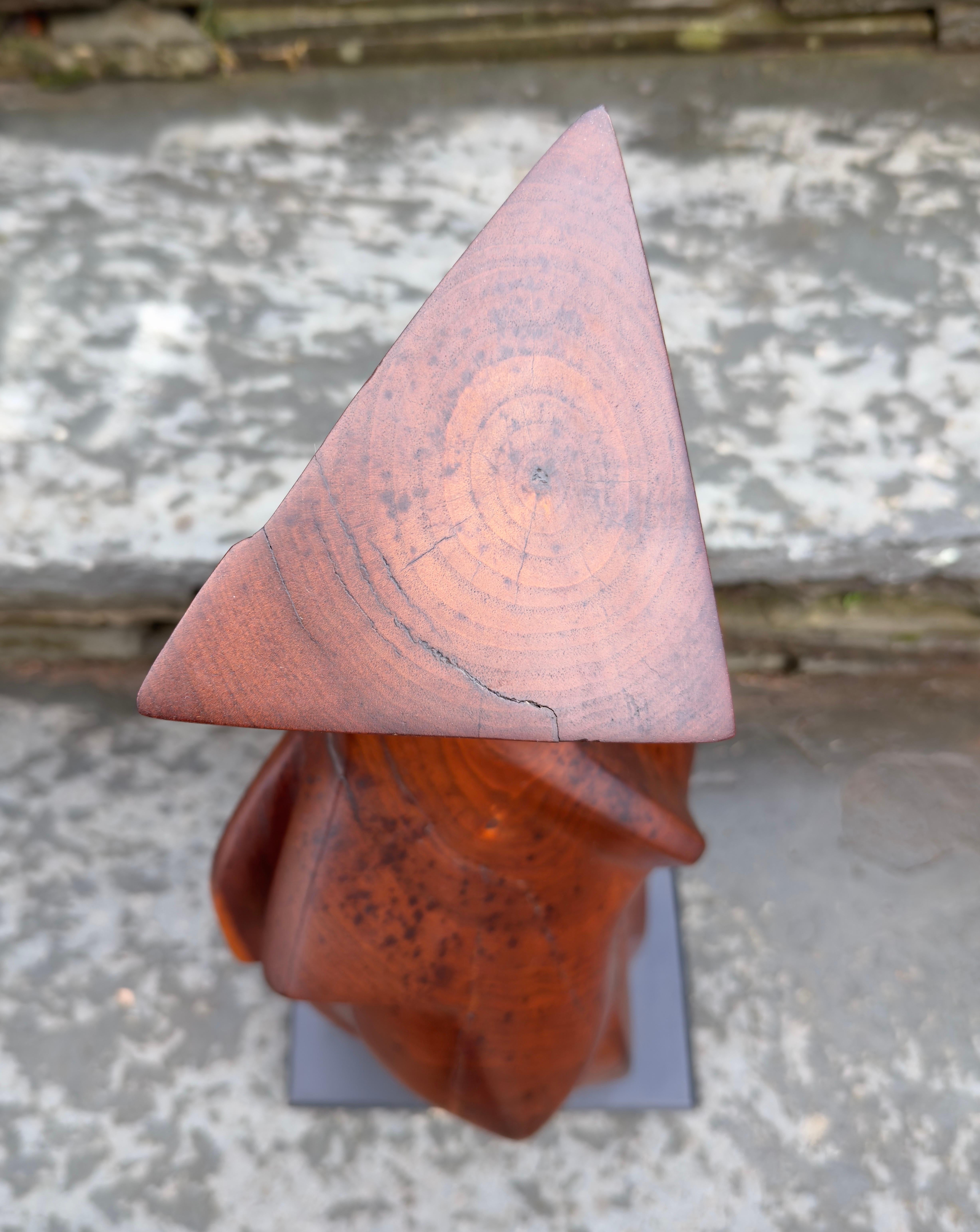 Mid Century Wood sculpture Two Loves by David Allen Modernist in vendita 3