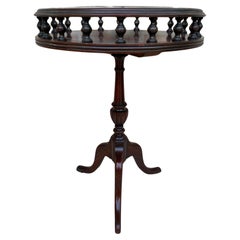 Mid-Century Wood Beistelltisch oder Jardinière, 1940er Jahre