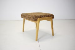 Mid-Century Wood Stool or Footstool/Ton, 1966’s