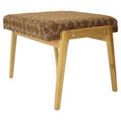 Mid-Century Wood Stool or Footstool/Ton, 1966’s