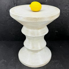 Mid-Century Wood Stool or Side Table in The Style of Herman Miller