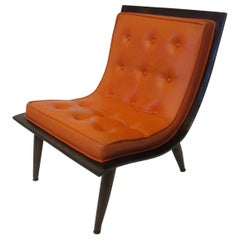 Midcentury Wood / Upholstered Lounge Chair by Paul & John Carter