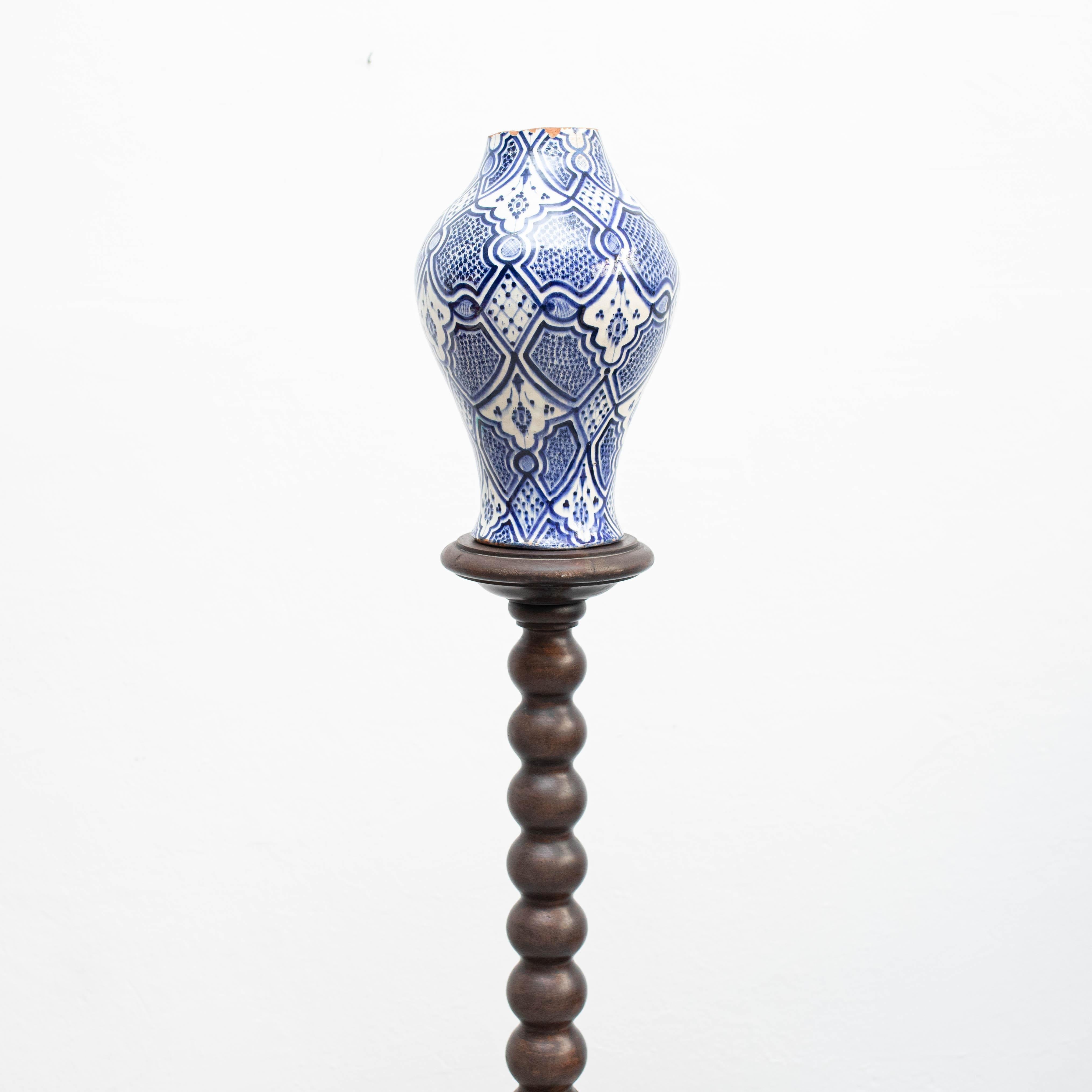 Base in legno di metà secolo - CIRCA 1950, Prodotto in Spagna in vendita 4
