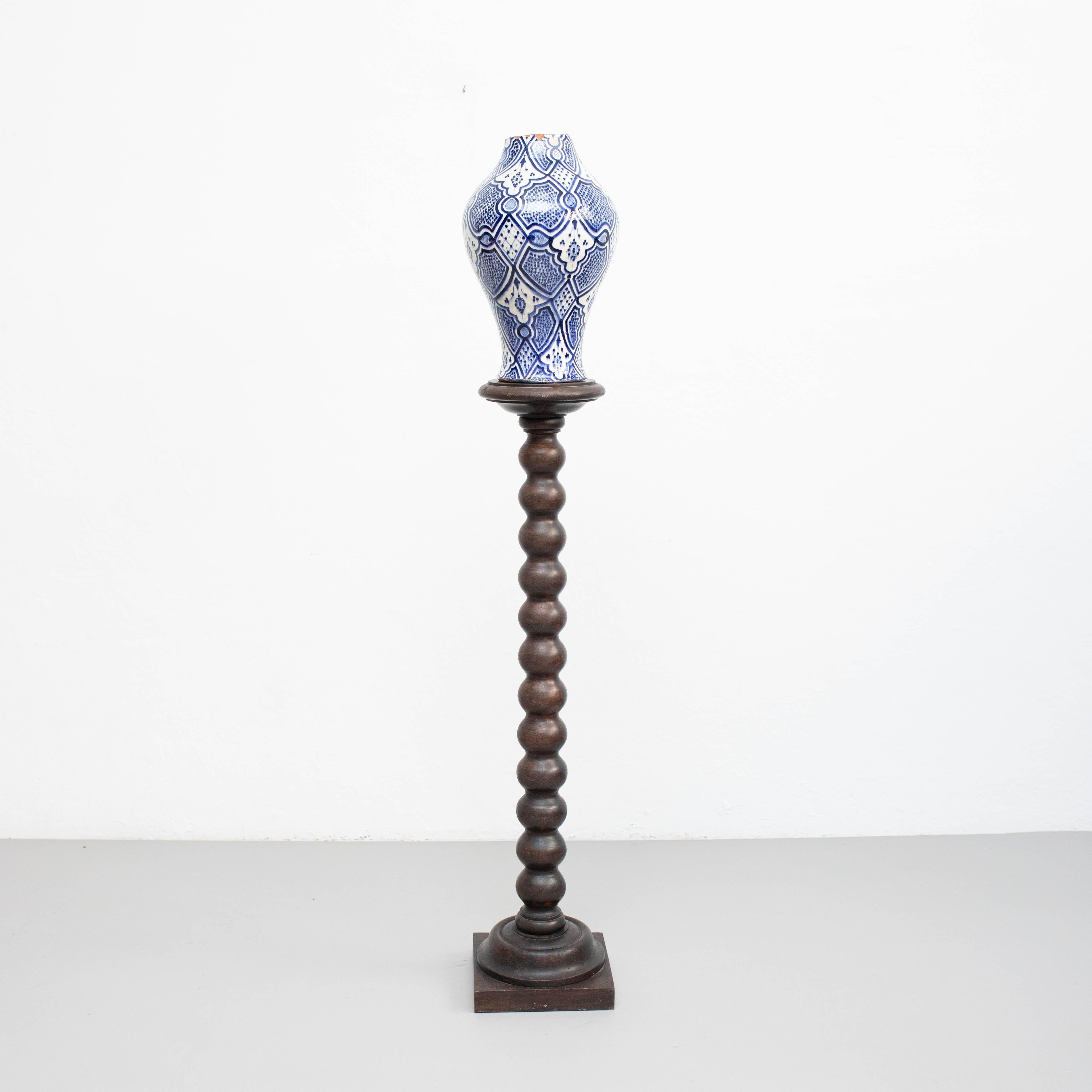 Base in legno di metà secolo - CIRCA 1950, Prodotto in Spagna in vendita 5