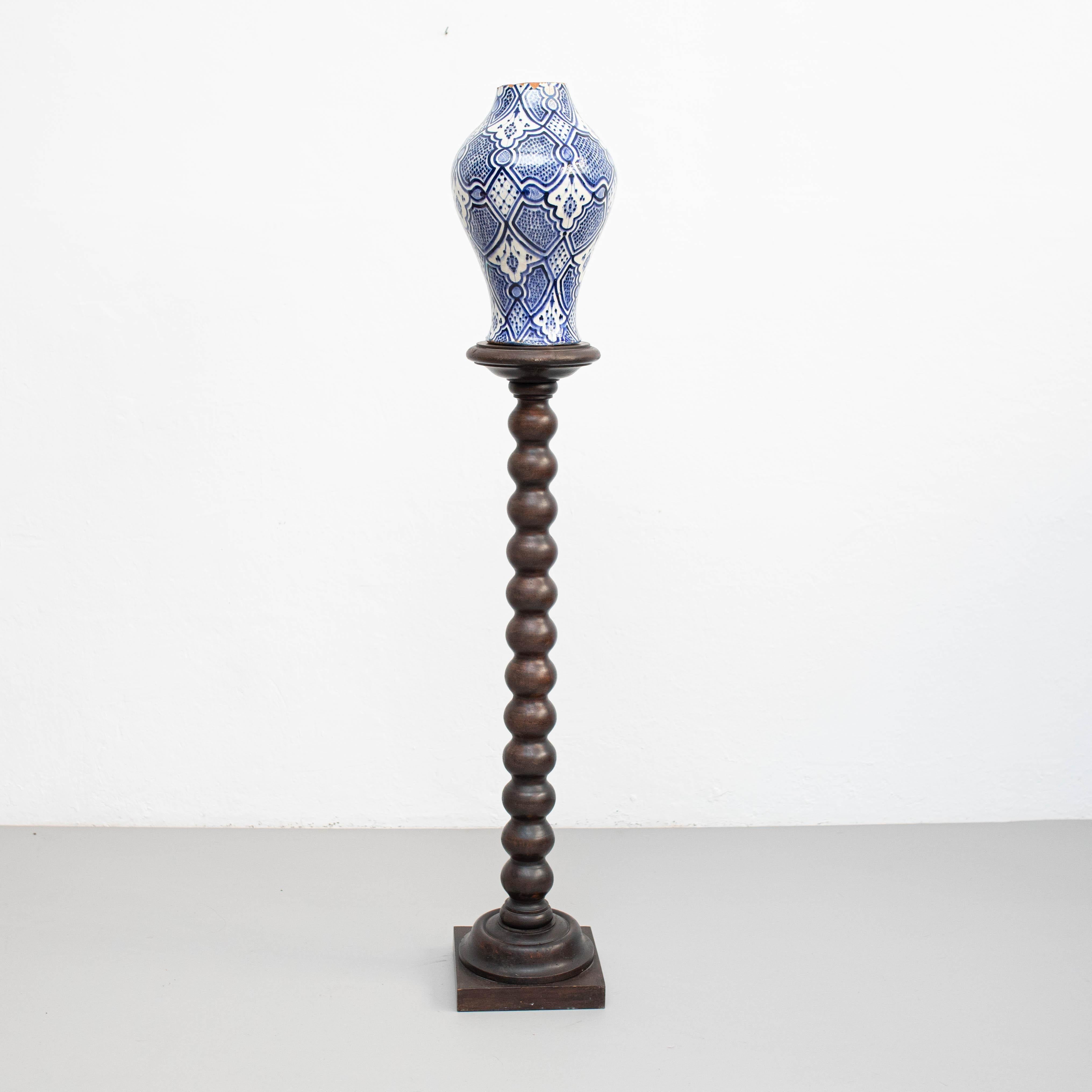 Base in legno di metà secolo - CIRCA 1950, Prodotto in Spagna in vendita 2