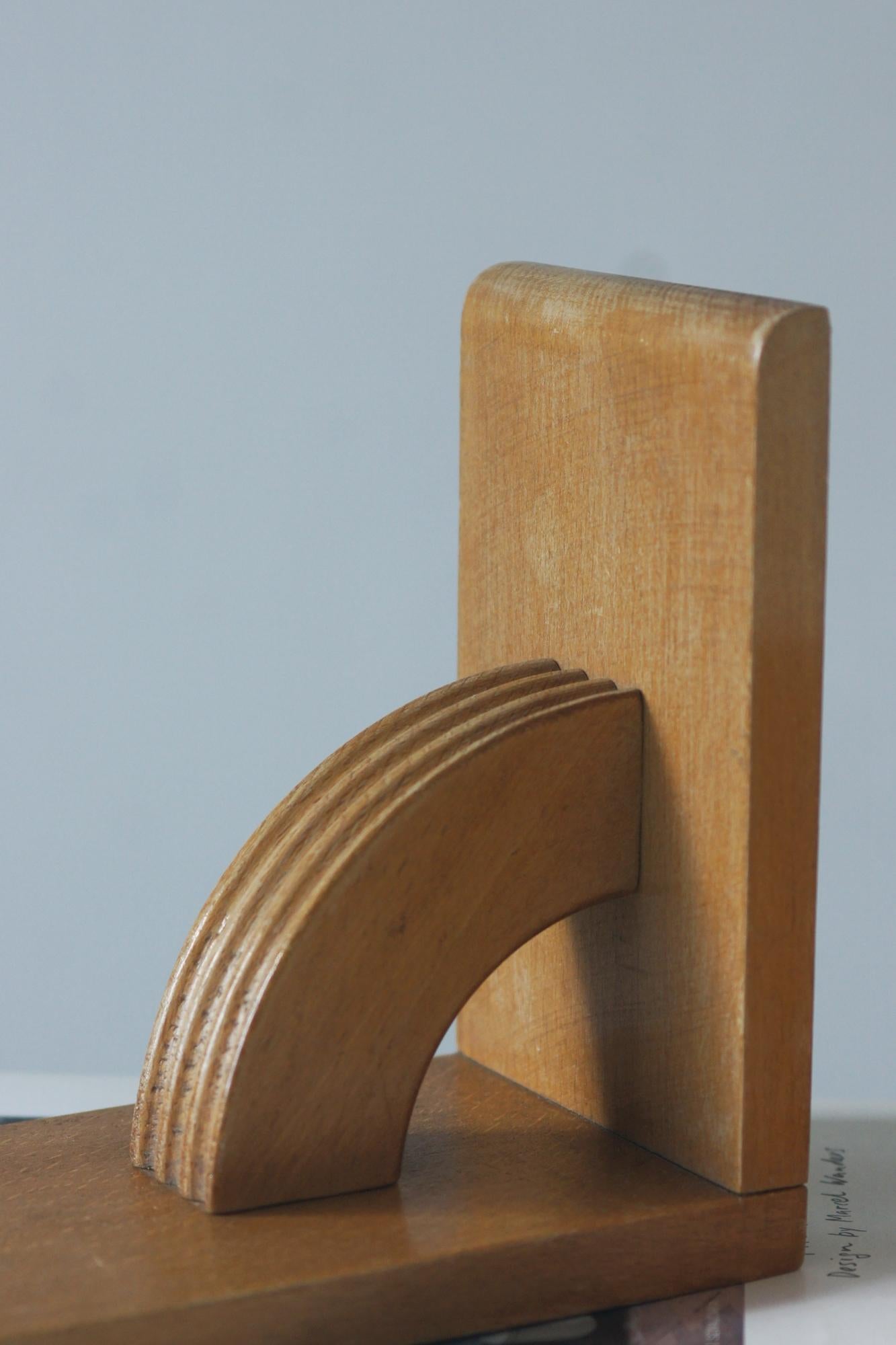 Mid-Century Wooden Bookends, 1950s, Set of 2 For Sale 1
