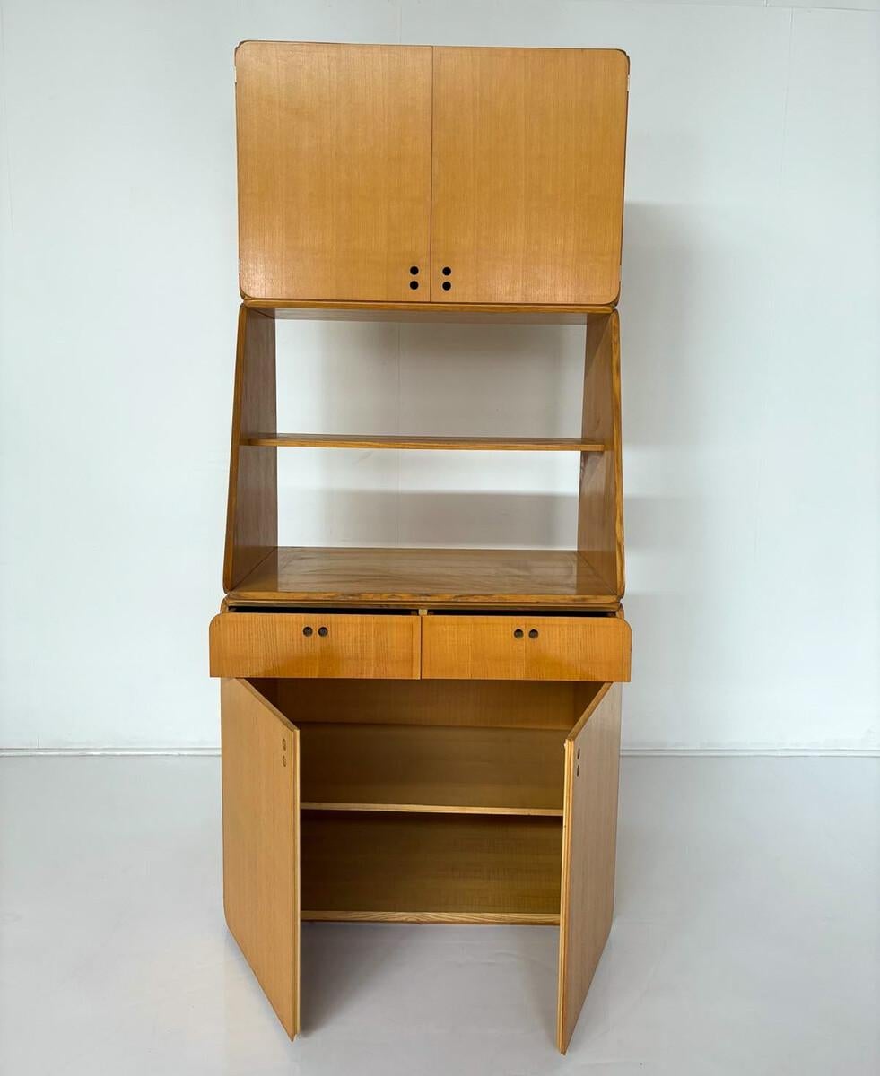 Mid-Century Modern Mid-Century Wooden Cabinet by Derk Jan de Vries, 1960s For Sale