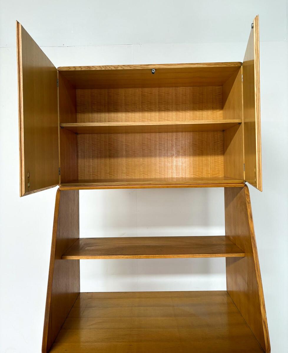 Italian Mid-Century Wooden Cabinet by Derk Jan de Vries, 1960s For Sale
