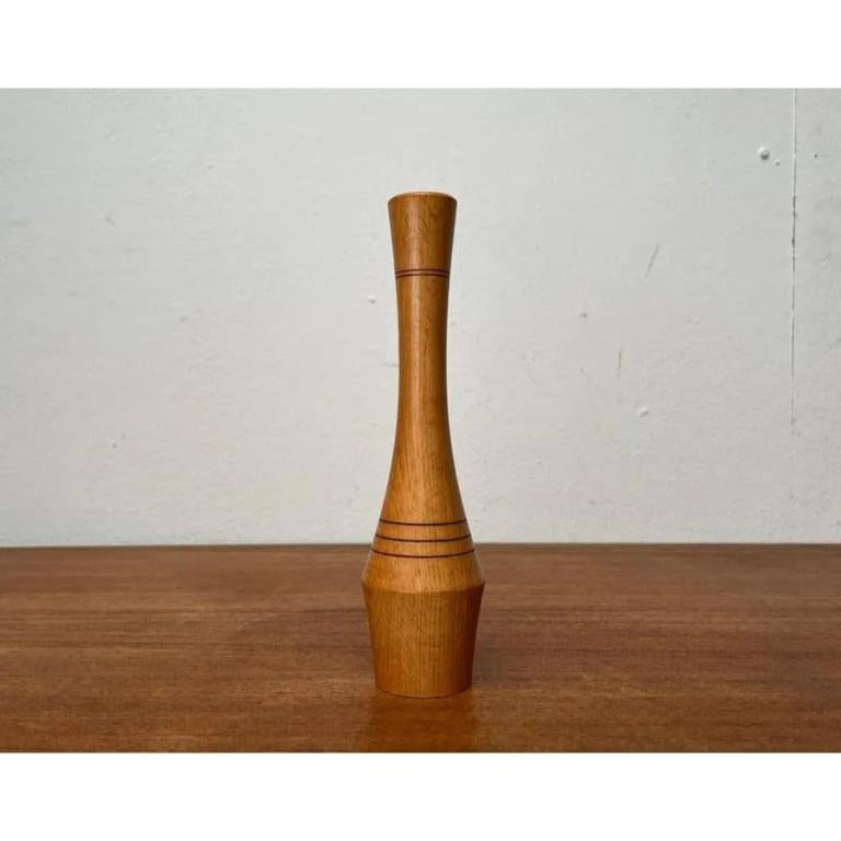 Candelabro de madera de mediados de siglo, años 60 en venta 5