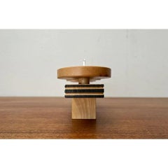 Mid-Century Wooden Candleholder, 1960s