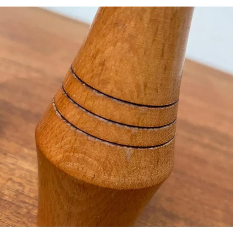 Candelabro de madera de mediados de siglo, años 60 en venta 2