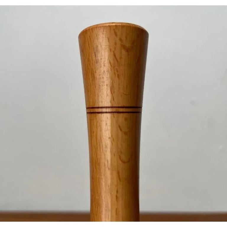Candelabro de madera de mediados de siglo, años 60 en venta 3
