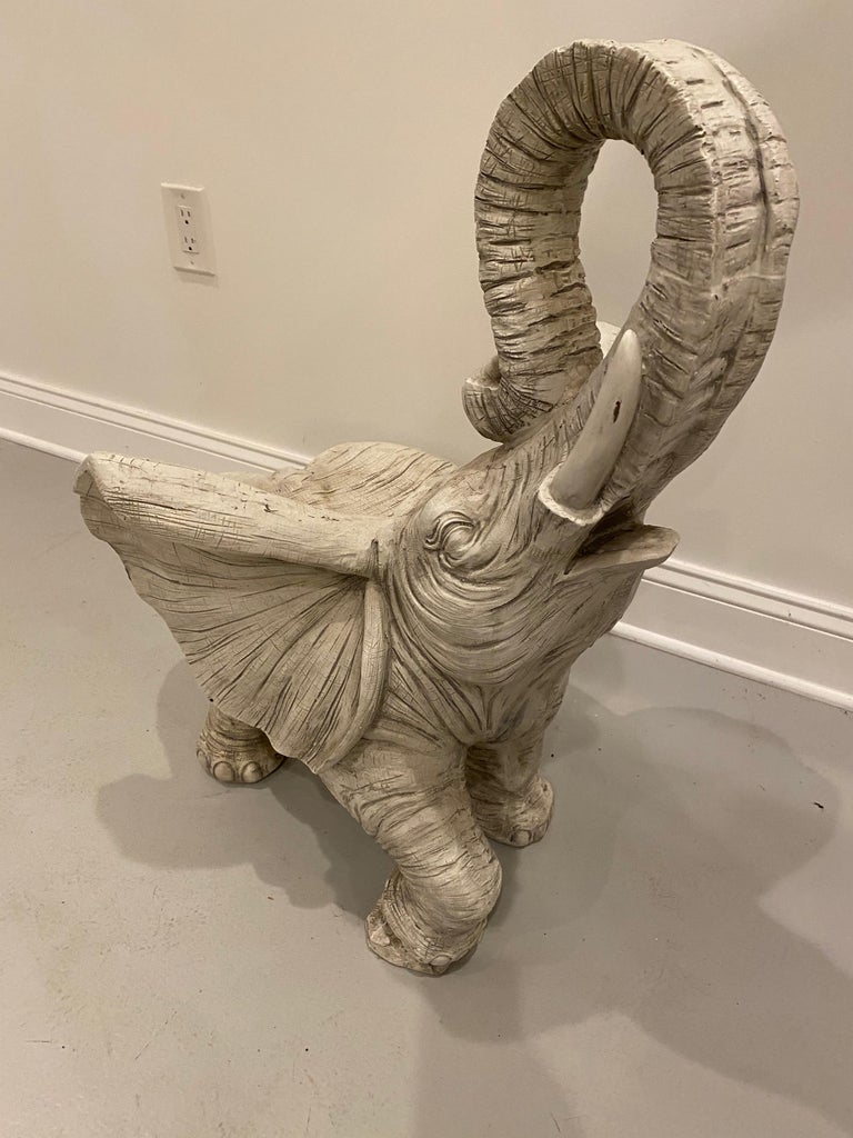 20th Century Midcentury Wooden Child's Elephant Chair For Sale