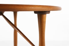 Mid-century wooden coffee table, Belgium 1950s
