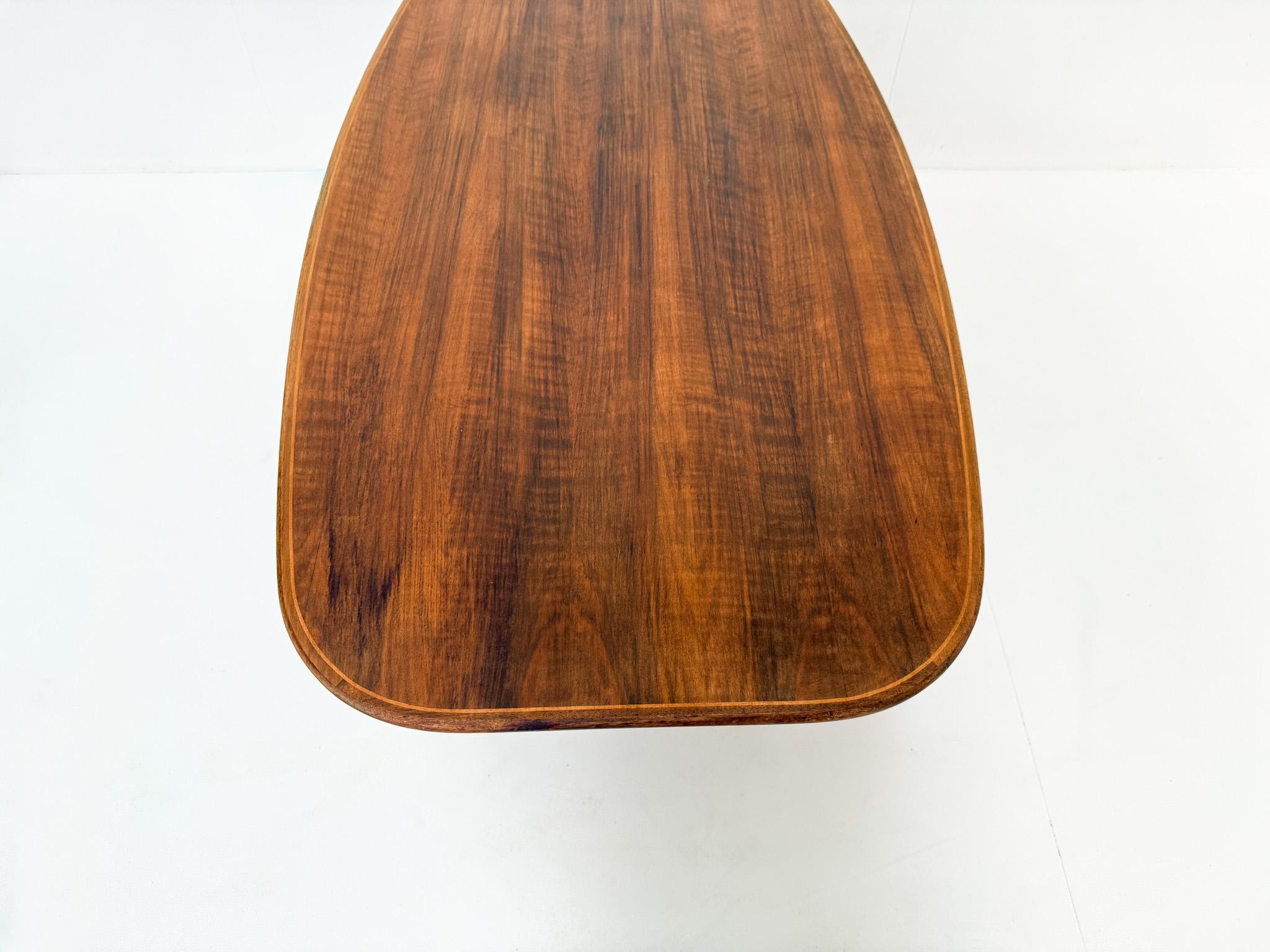 Mesa baja de madera de mediados de siglo de A.A. Patijn para Zijlstra Joure, años 50 Madera en venta