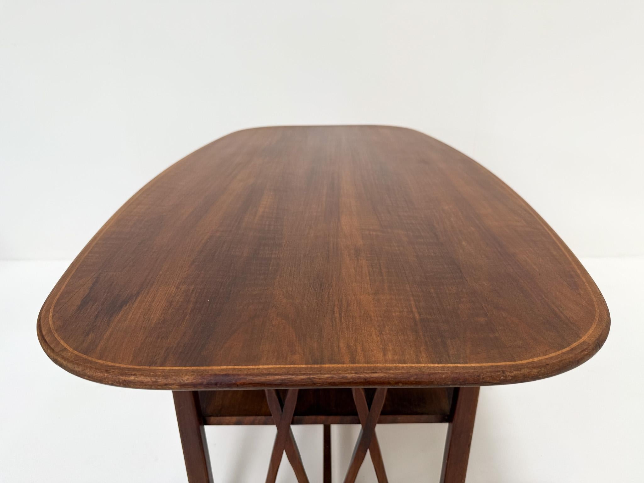 Mesa baja de madera de mediados de siglo de A.A. Patijn para Zijlstra Joure, años 50 en venta 1