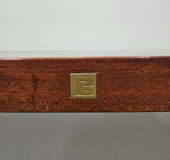 Consola de madera de mediados de siglo de Pierre Balmain Paris, años 80