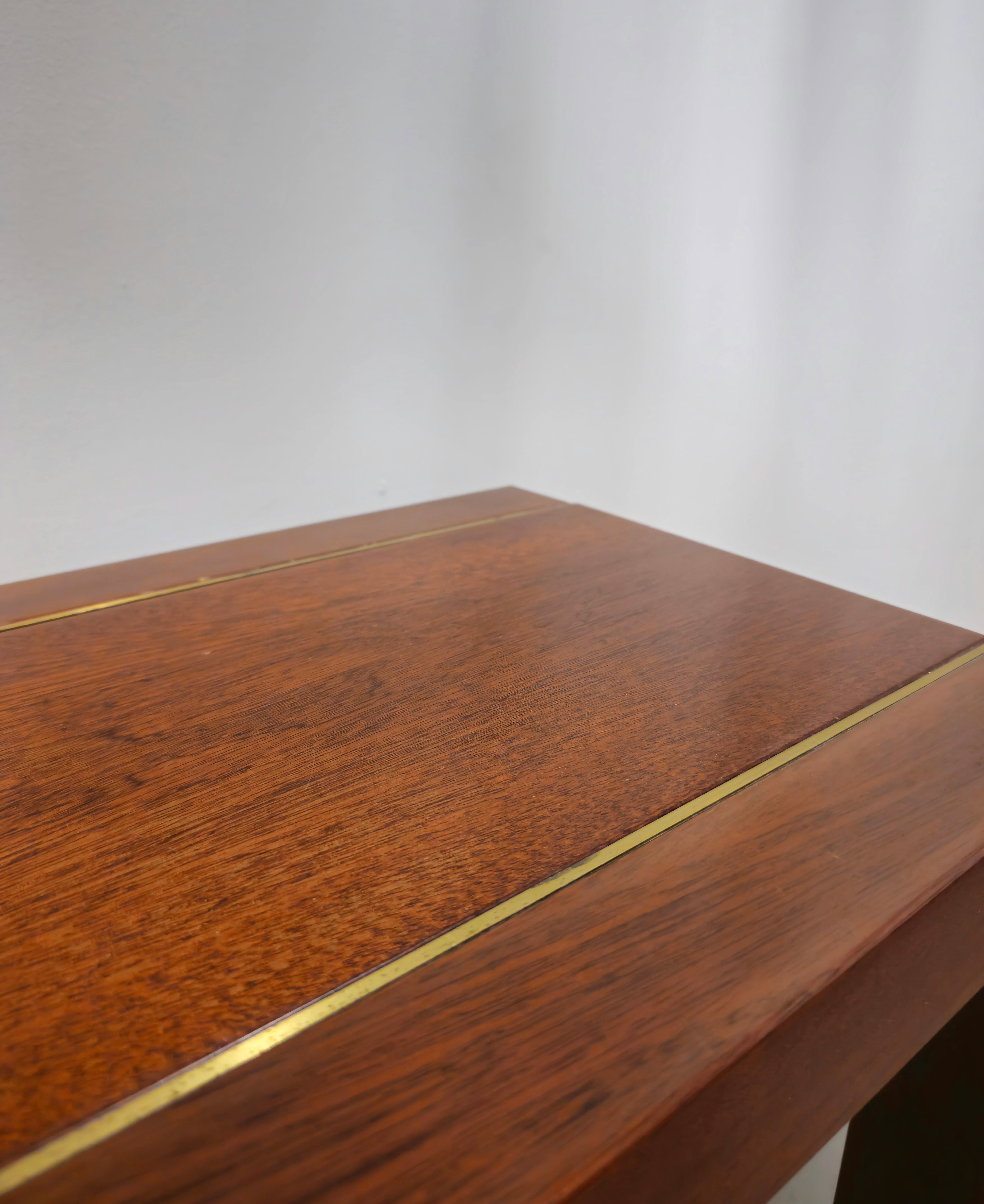 Mid-Century Modern Mid-century Wooden Console by Pierre Balmain Paris, 1980s