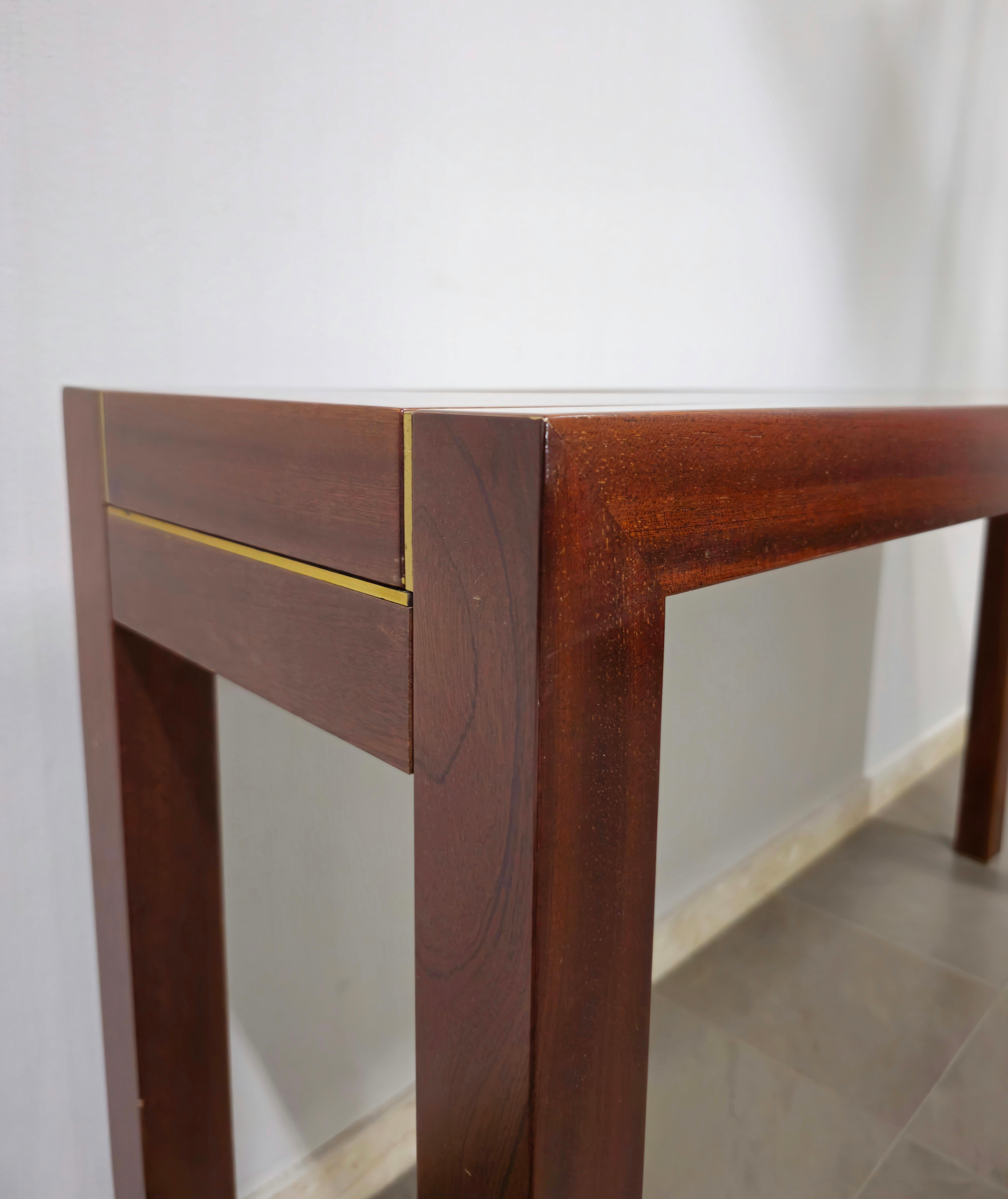 Mid-century Wooden Console by Pierre Balmain Paris, 1980s 2