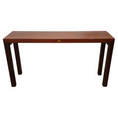 Mid-century Wooden Console by Pierre Balmain Paris, 1980s