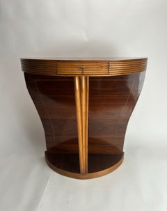 Mid-Century Wooden Console Table, Paolo Buffa Style, Italy