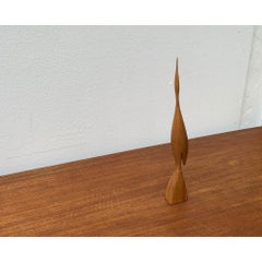 Mid-Century Wooden Deco Bird, 1960s